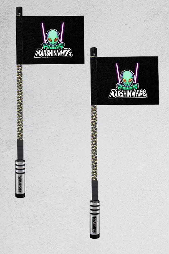 VERSION 3 MARSHIN CHROME BLACK - SET OF WHIPS