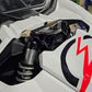 EOD 2017 to Current Can-Am X3 Maverick Upper Shock Mount Brace with adjustable light mount bracket with Gun Metal finish