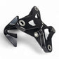 2017 to current Can-Am X3 Maverick 6 bolt EOD XL Radius Rod Plate with Tow Hook Black