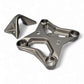 2017 to current Can-Am X3 Maverick 6 bolt EOD XL Radius Rod Plate with Tow Hook Gun Metal