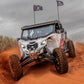 2017+ Can-Am X3 Maverick Machined Billet Front Winch Bumper (Clear Anodize)