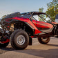 maverick r roll cage with integrated rear bumper