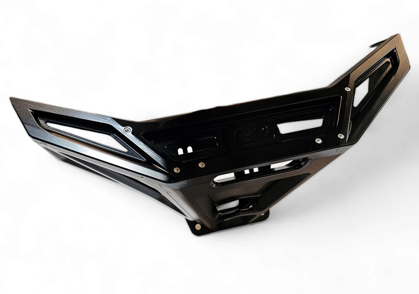 2022-2025 Polaris RZR Pro R/ Turbo R Machined Billet Front Winch Bumper (Black Hard Anodize)