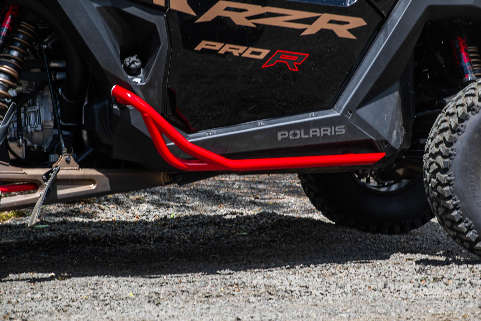 wci offroad pro r 2 seat rock sliders/tree kickers on 2025 pro r 