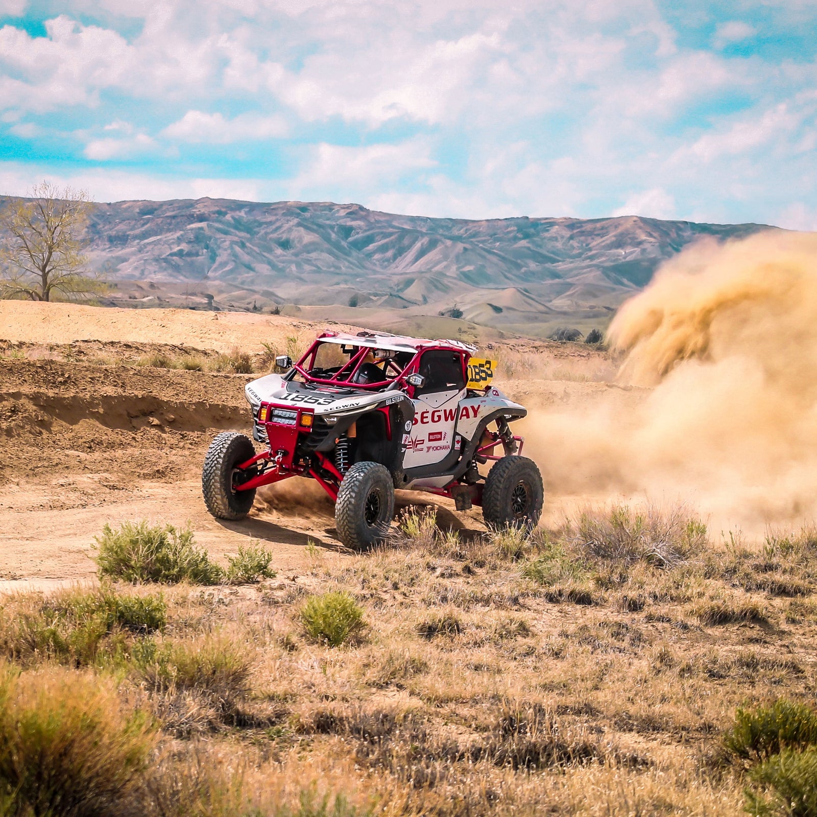 segway super villain offroad desert racing with utv race roll cage