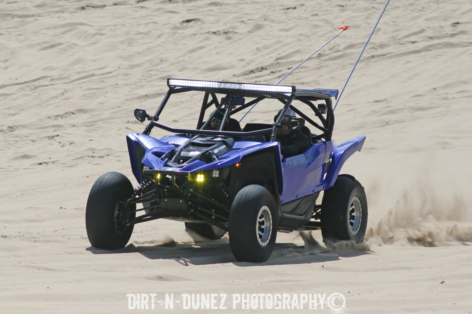 Yamaha yxz roll cage in the dunes
